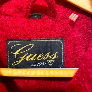 Beautiful burgundy Guess coat
